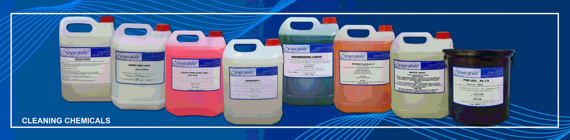 Cleaning Chemicals banner