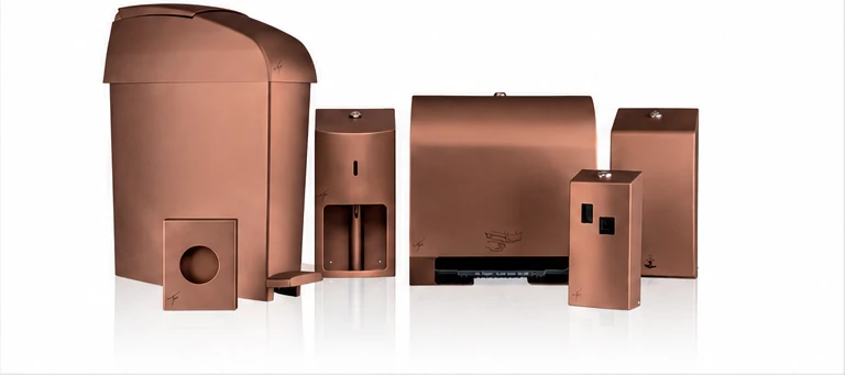Ember Bronze Steel dispenser range