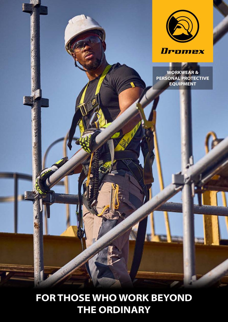 Dromex protective clothing catalogue cover
